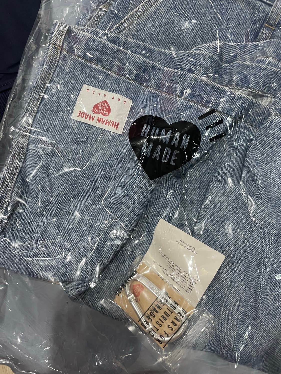 휴먼메이드 DENIM PAINTER SHORTS(xl) 상품이미지2
