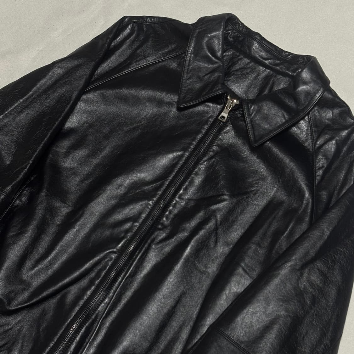 블랭크룸 블랙 가죽 레더 자켓  상품이미지1