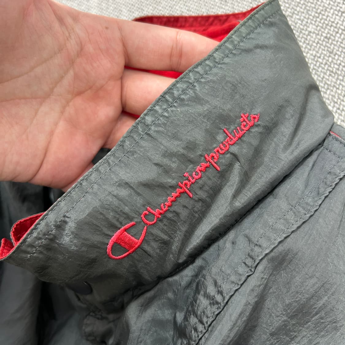 챔피온 올드스쿨 메탈그레이 바람막이(O) 상품이미지2