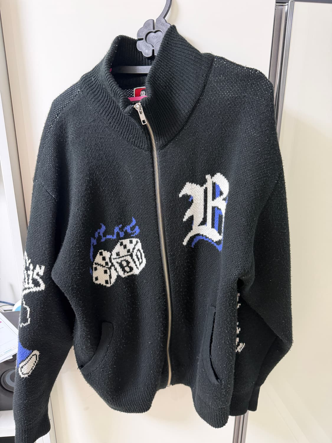 벤데이비스 니트 집업 상품이미지1