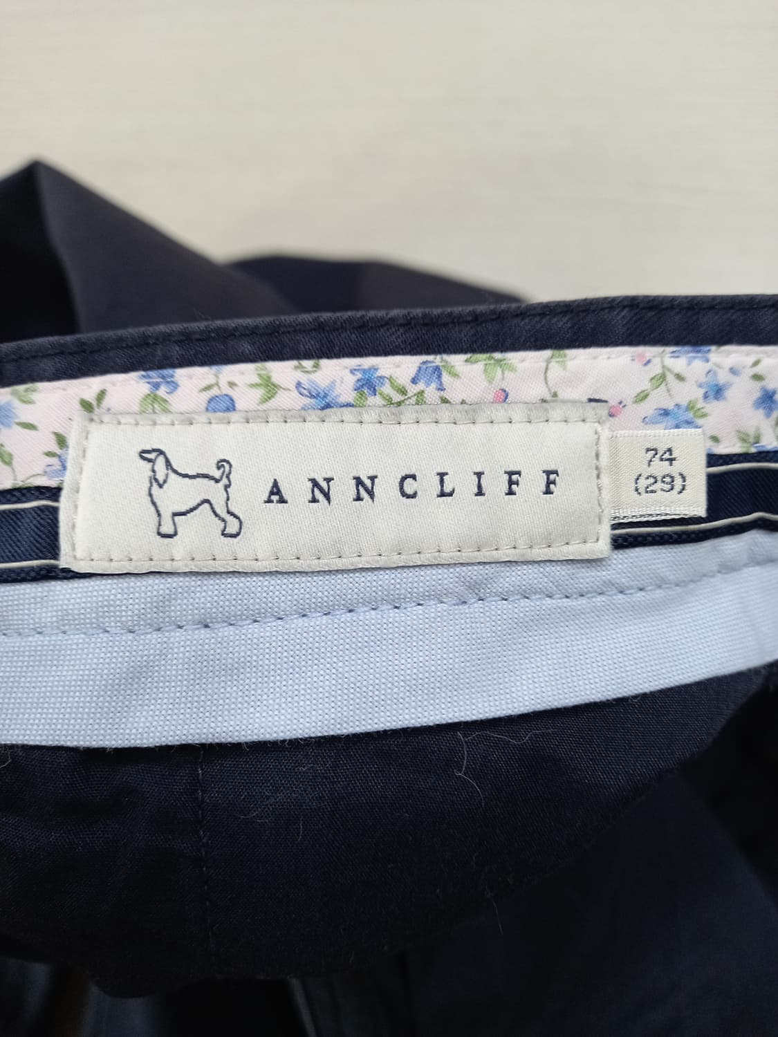 29 Ann Cliff 스판 치노팬츠 네이비 29-541 상품이미지7