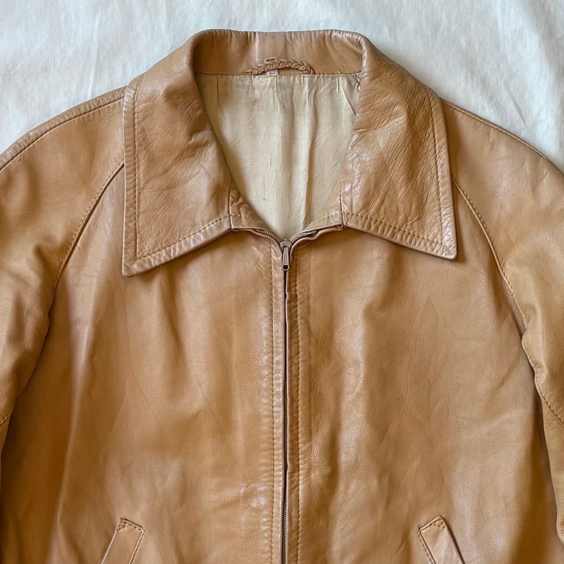 [100] 60s 스페인 산티아고 피게 PIRA 레더 자켓 상품이미지2