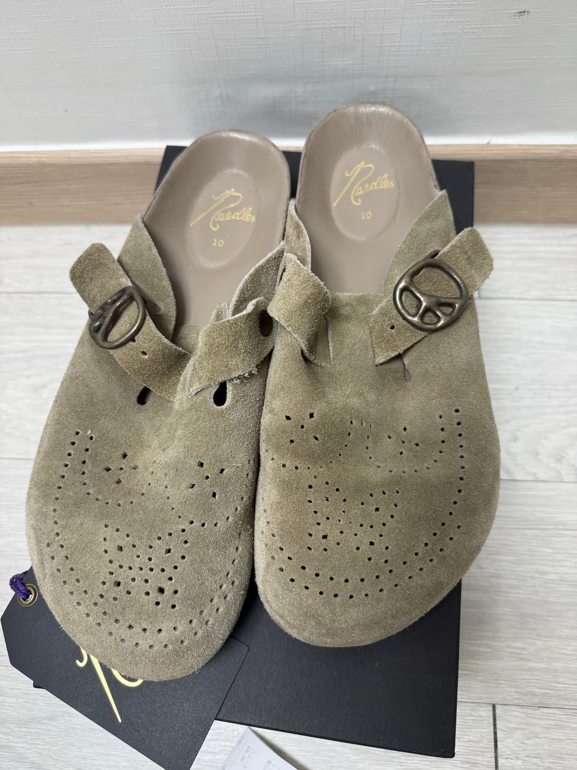 (US10,280)니들스 스웨이드 빠삐용 클로그 상품이미지2