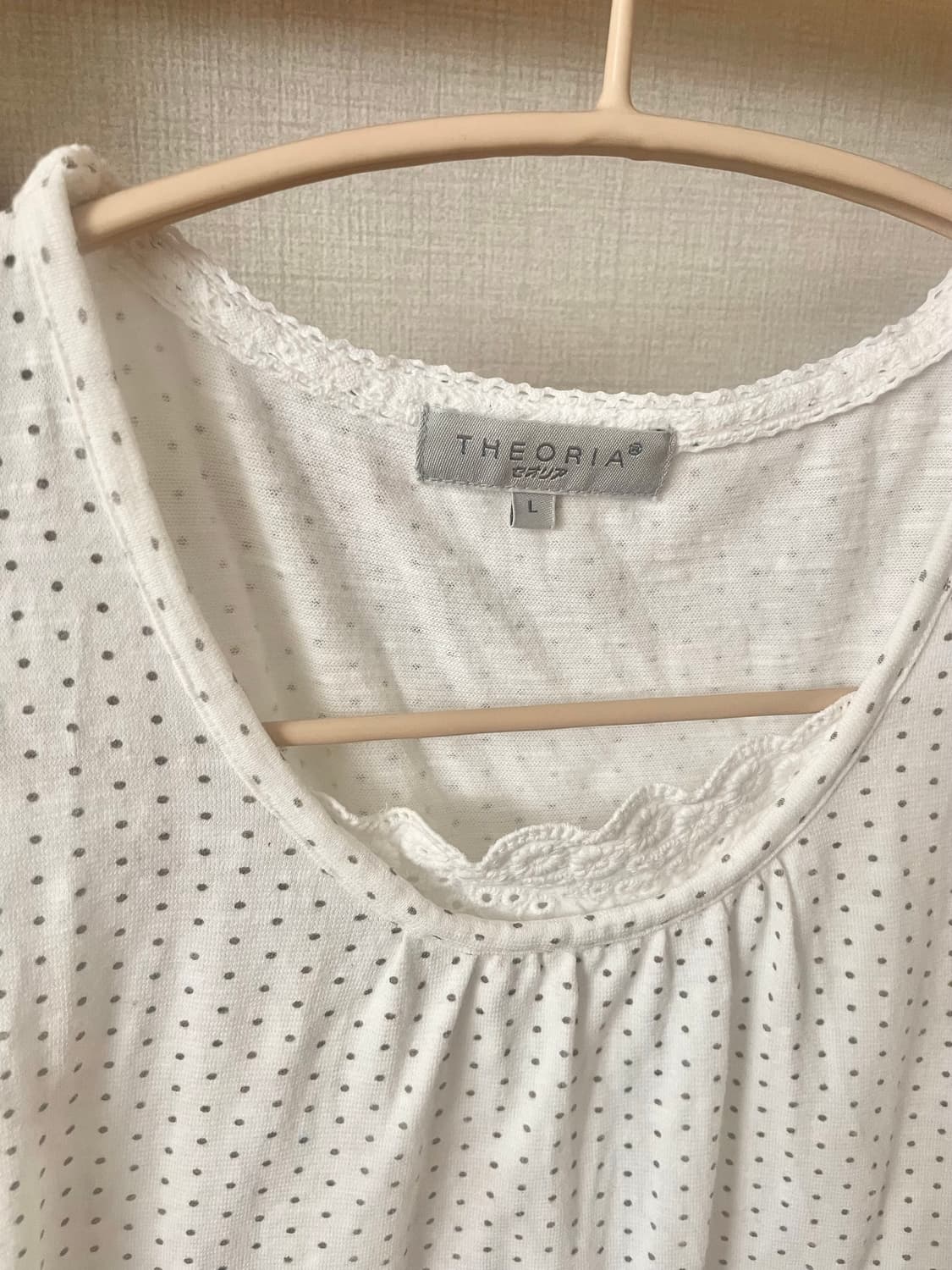 모리걸 빈티지 도트 레이스 슬리브리스 🤍🎀 상품이미지2