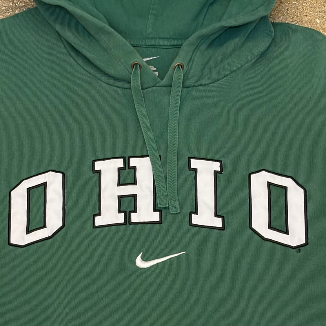 00s USA 미국 빈티지 나이키 오하이오주 스몰 스우시 후드티 상품이미지4