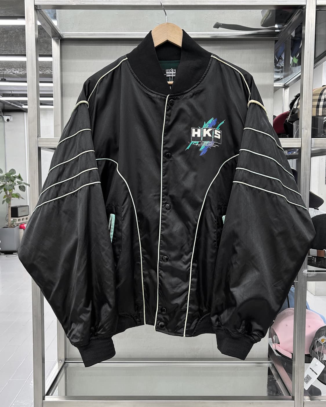HKS SPORTS 오일 스플릿 레이싱 봄버 자켓 상품이미지3