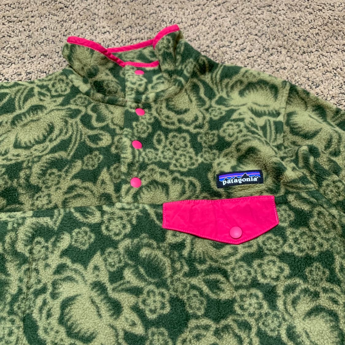 Patagonia 신칠라 플라워 패턴 스냅티 w(s) 상품이미지2