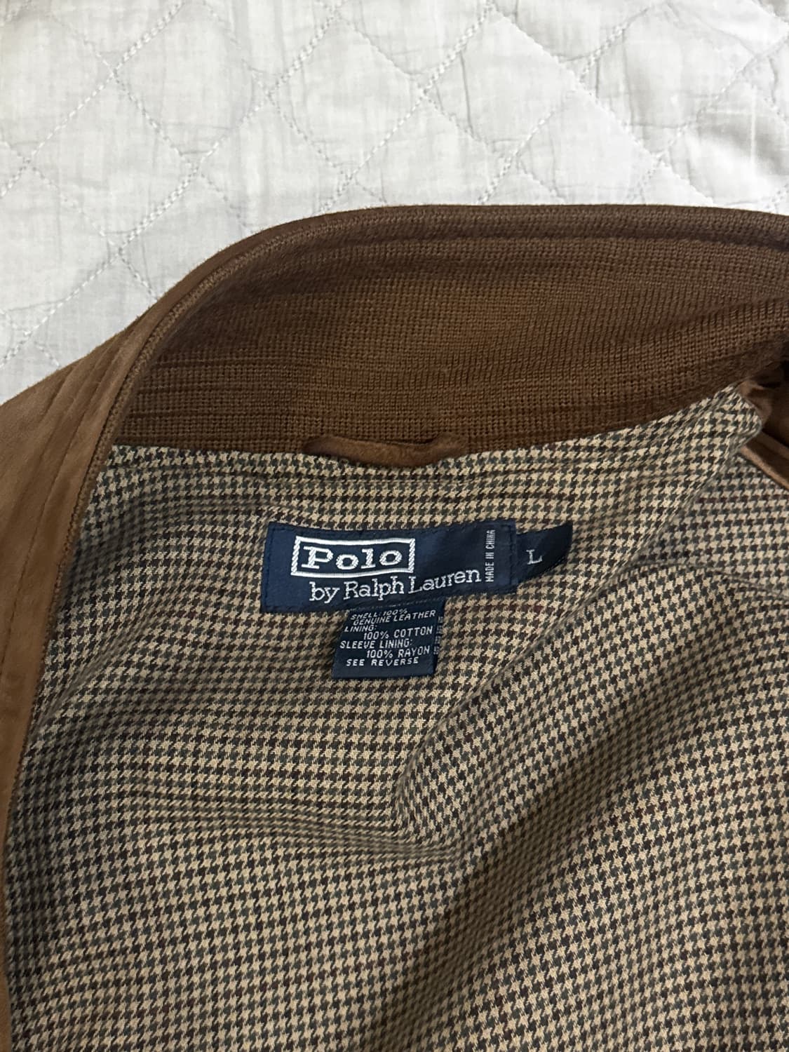 Polo Ralph Lauren Brown Suede Baracuta J 상품이미지5