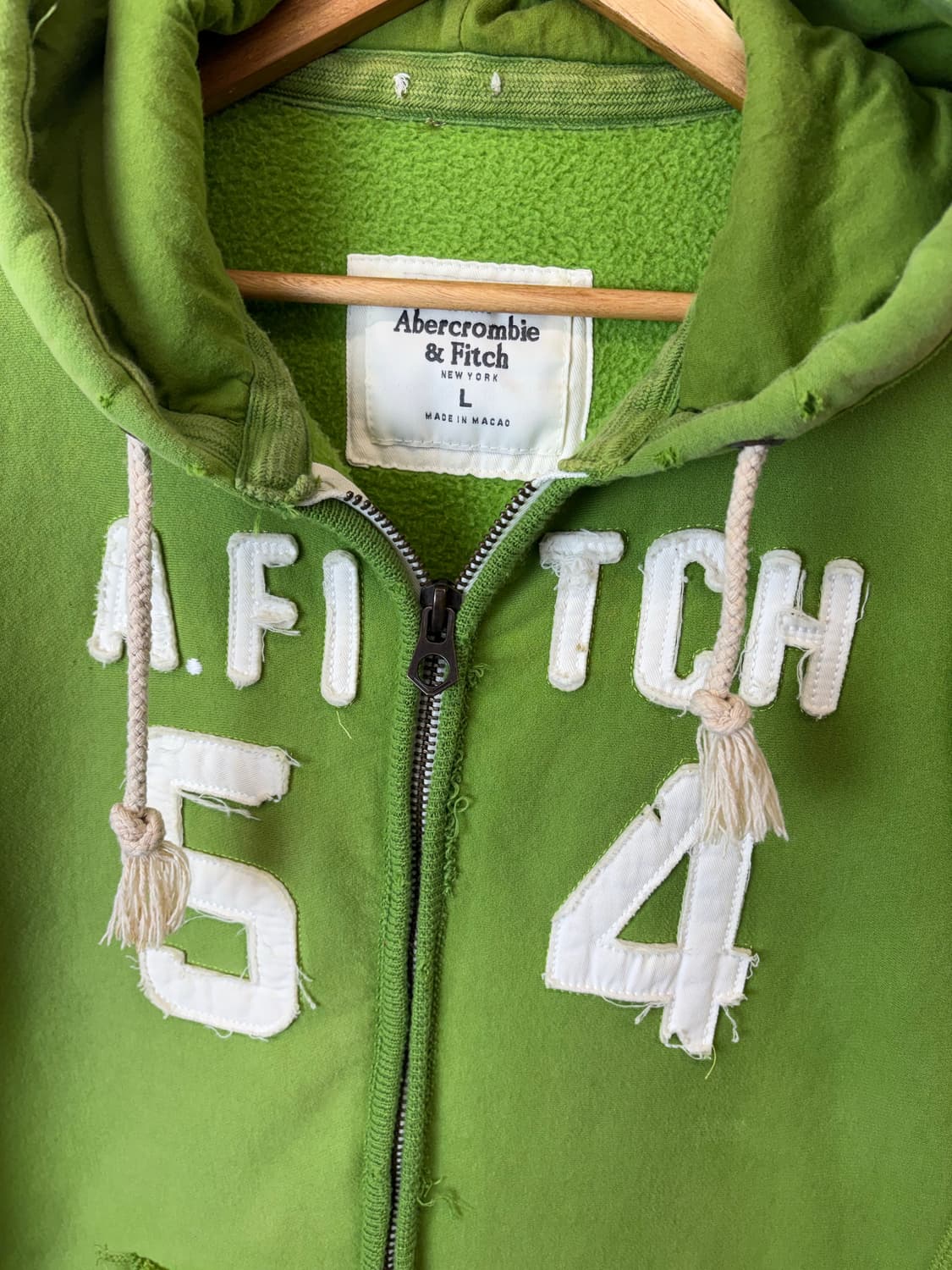 아베크롬비 빈티지 그런지 후드집업 상품이미지6