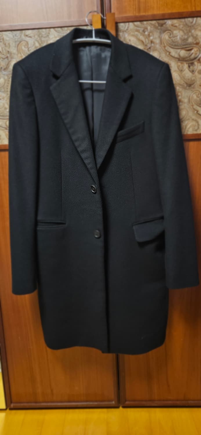 타임 옴므 남자 싱글코트 95 캐시미어 47% 블랙 상품이미지1