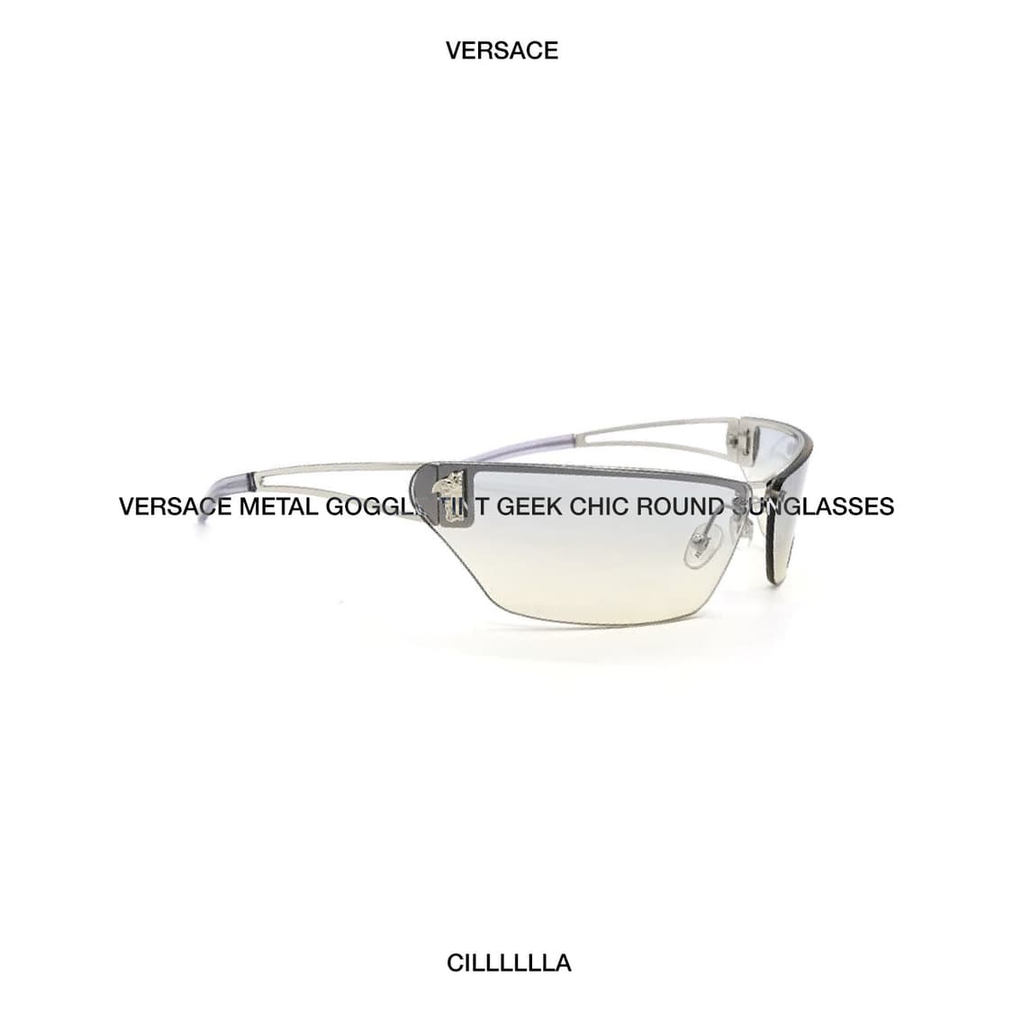 VERSACE 베르사체 라운드 고글  메탈선글라스 상품이미지1