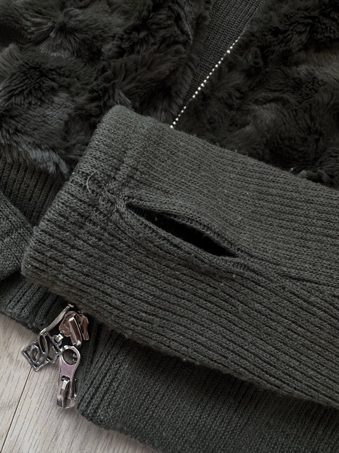 큐리티 집업 가디건 상품이미지4