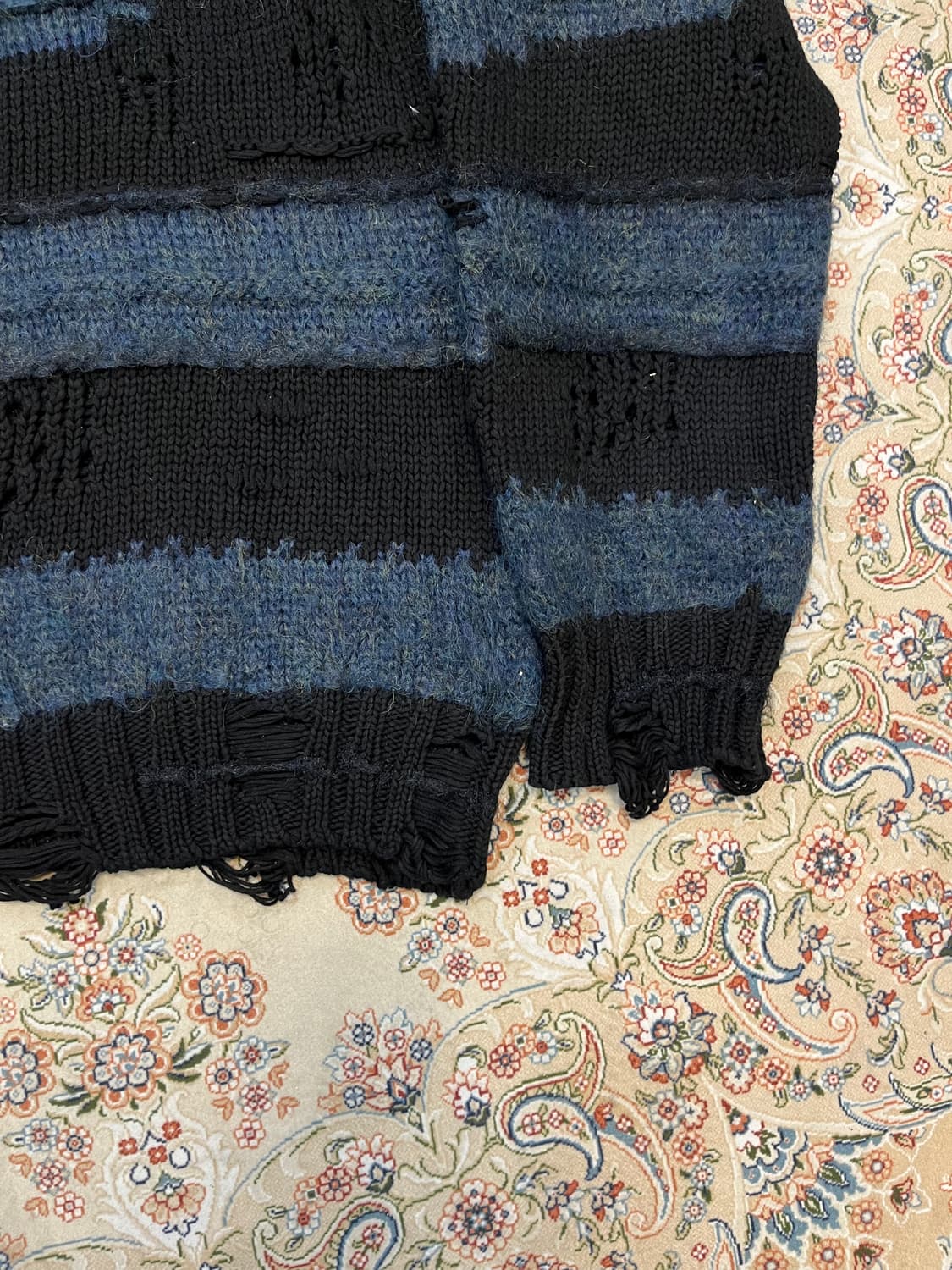 준지 모헤어 디스트레스드 니트 상품이미지6