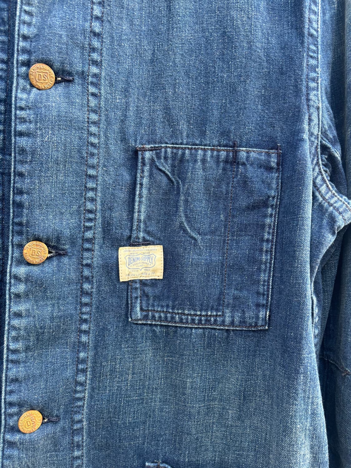 Denim & Supply Washed Denim Chore Jacket 상품이미지3