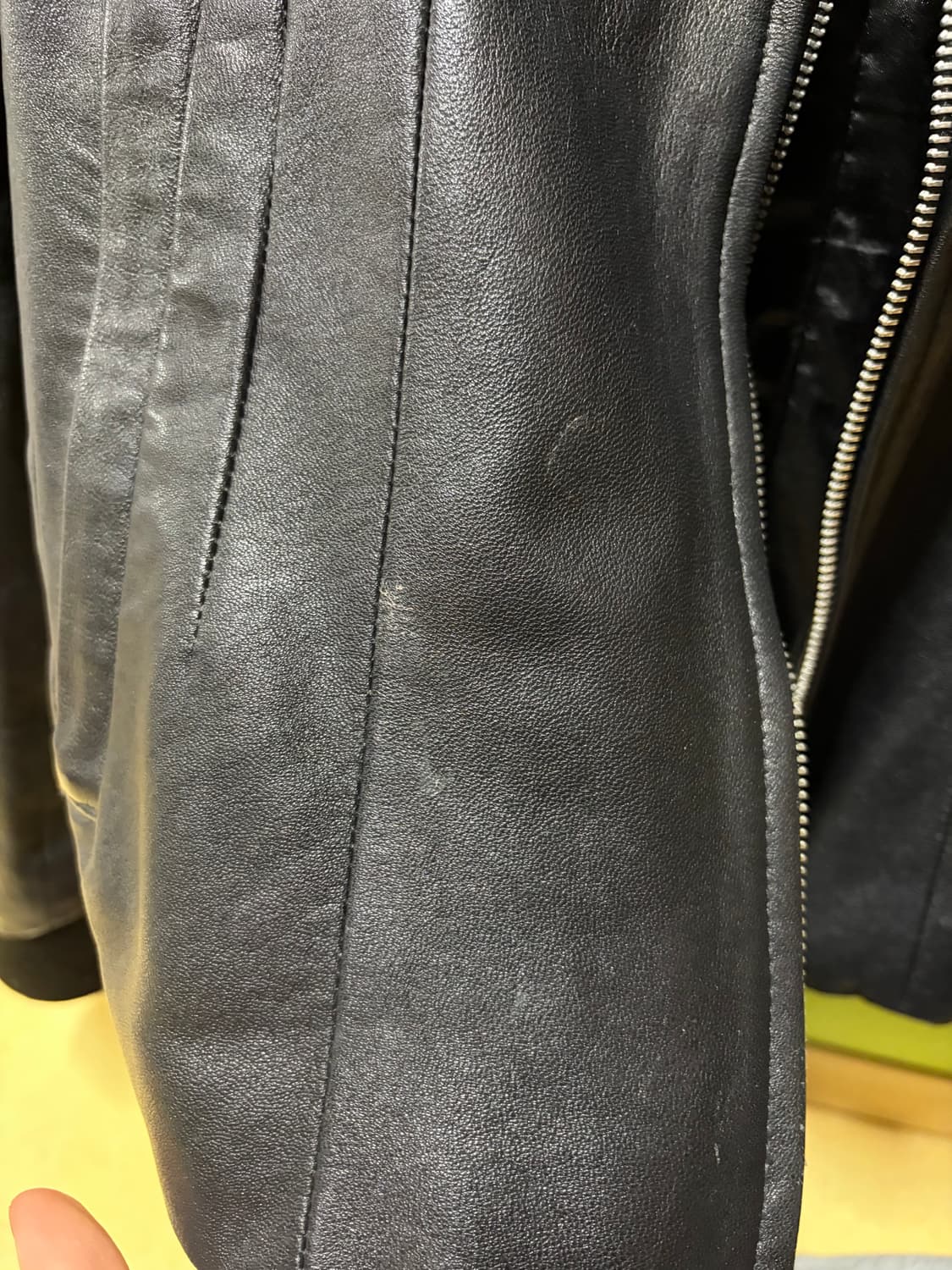 Ekam 에캄 002 레더 자켓 상품이미지7