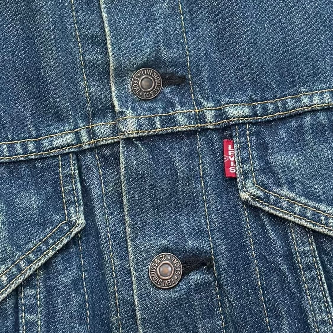 [95] 90's 리바이스 71557 데님 트러커 자켓 상품이미지6