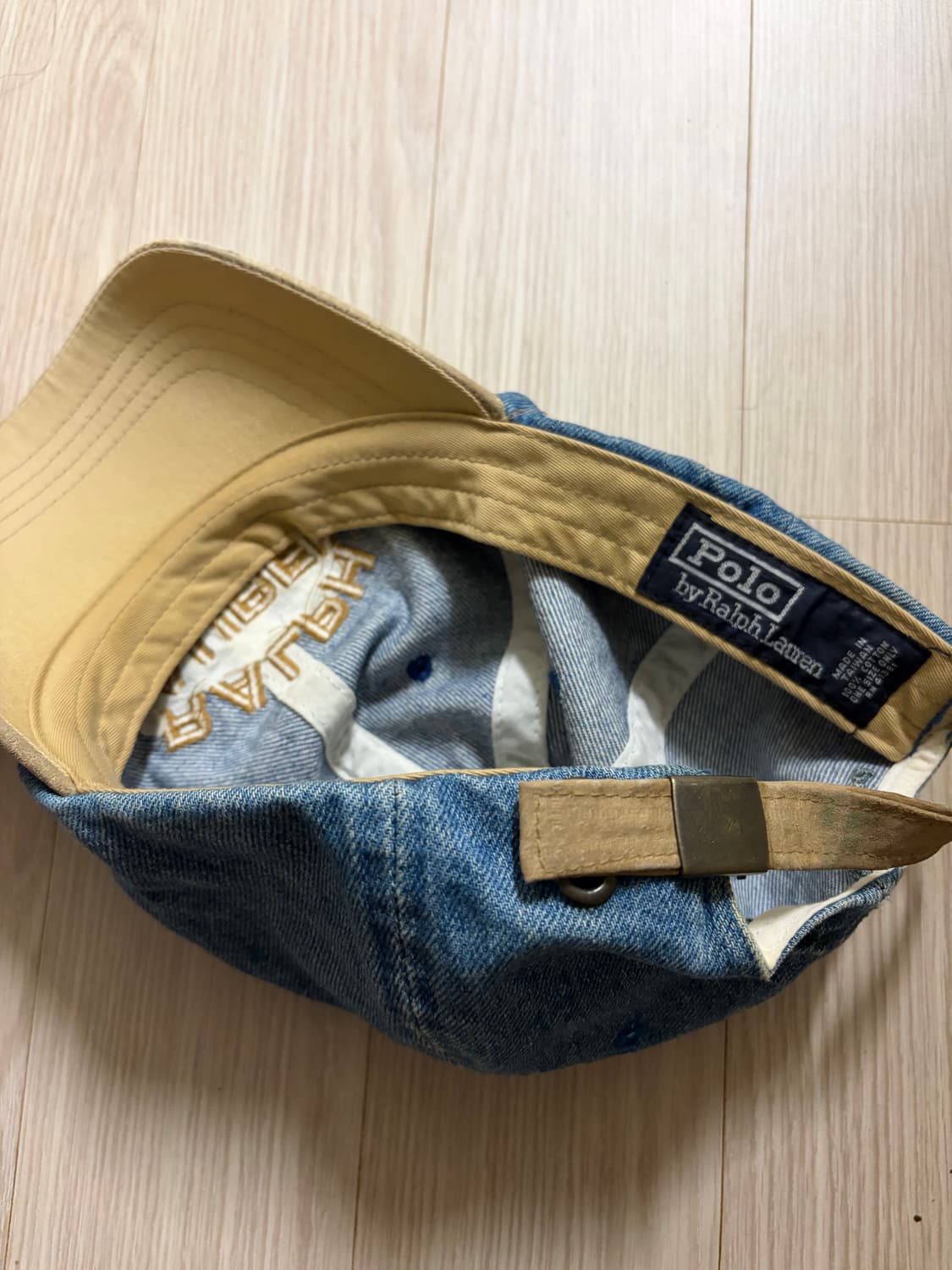 폴로 랄프로렌 자수 데님 볼캡 상품이미지3