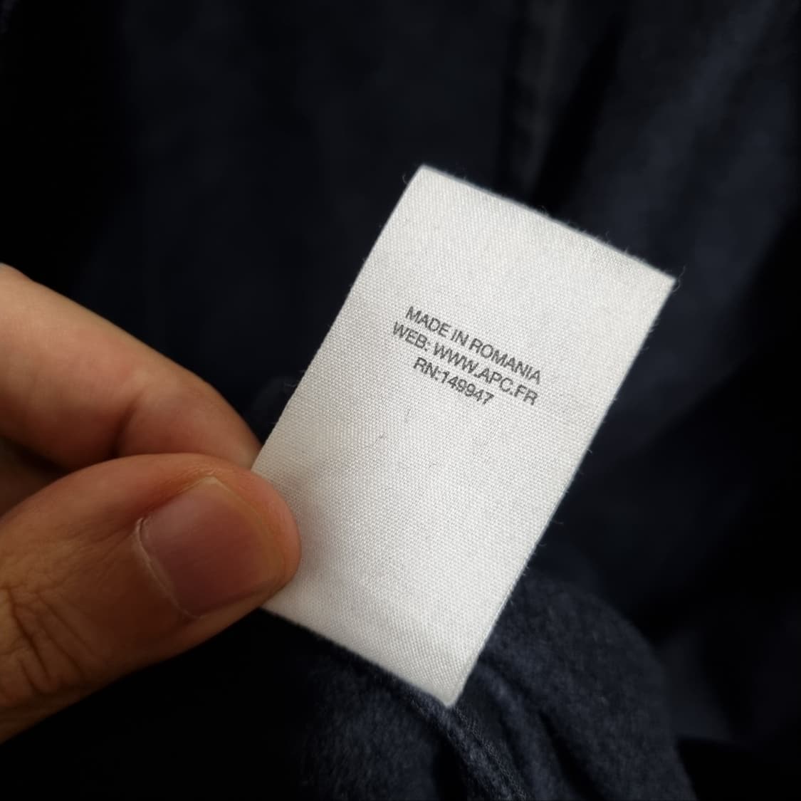 ( XL ) A.P.C. 아페쎄 블랙 코트 상품이미지5