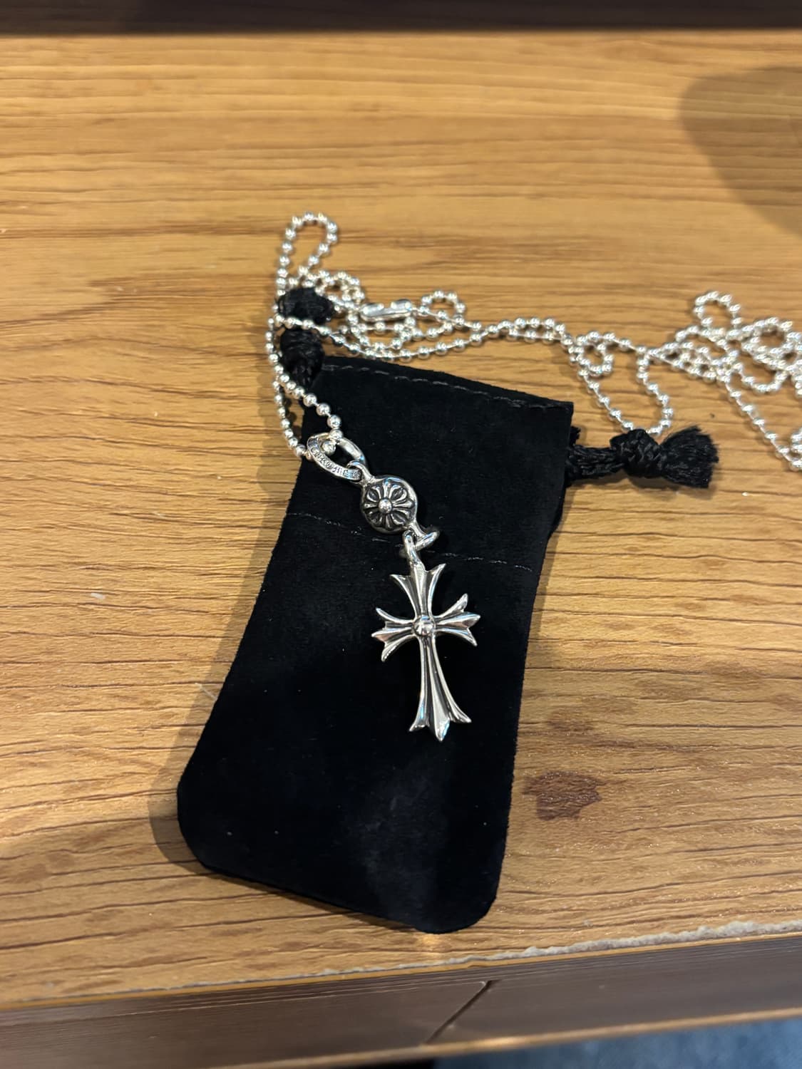 새상품 영수증 원본 크롬하츠 원볼 타이니 크로스  상품이미지1