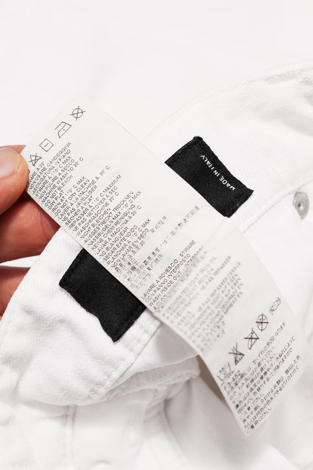 DSQUARED2 14SS 루키 8 화이트 디스트로이드 슬림 진  상품이미지10