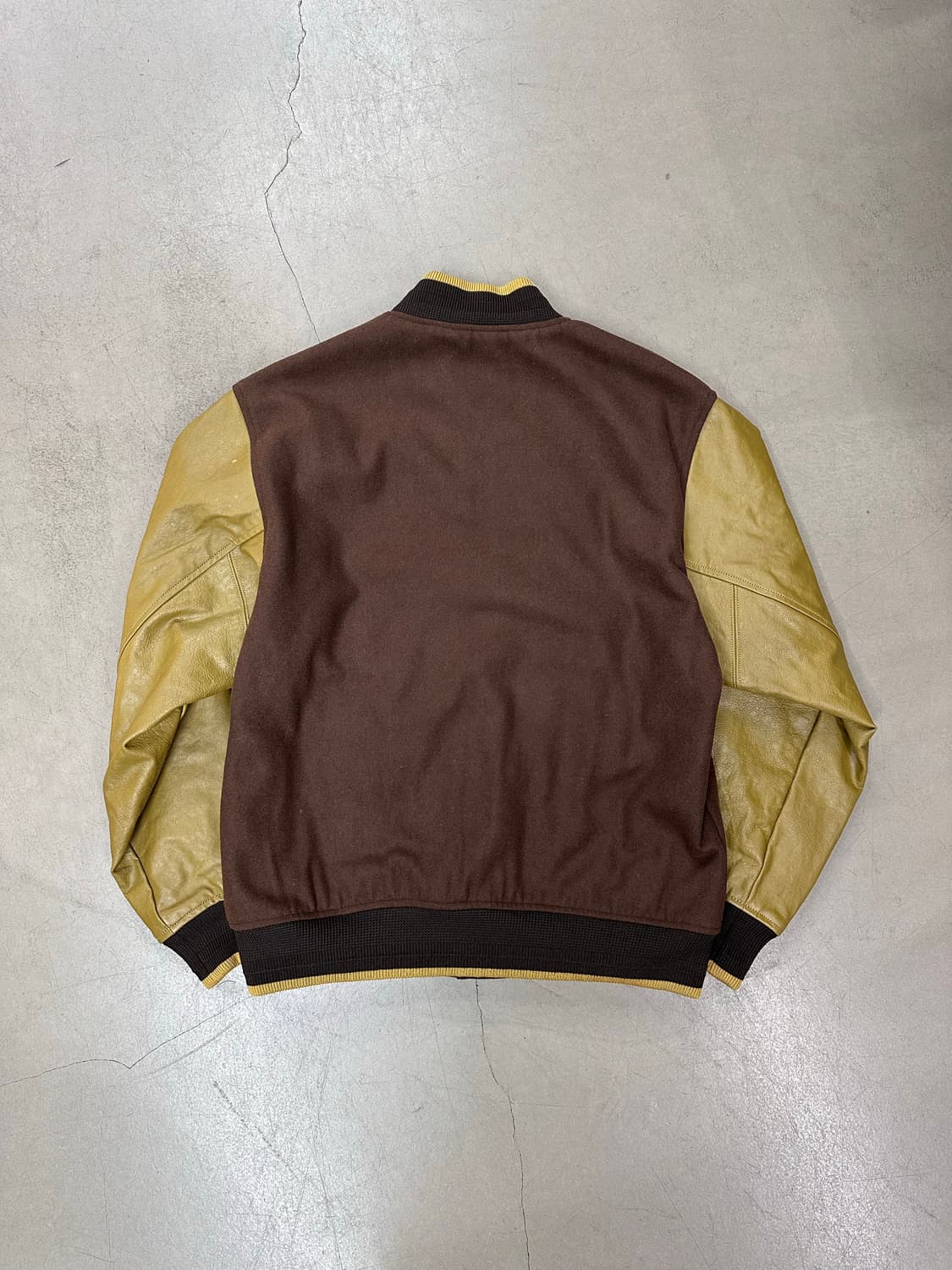 🔥thisisneverthat 레더 슬리브 바시티 자켓 S🔥 상품이미지4