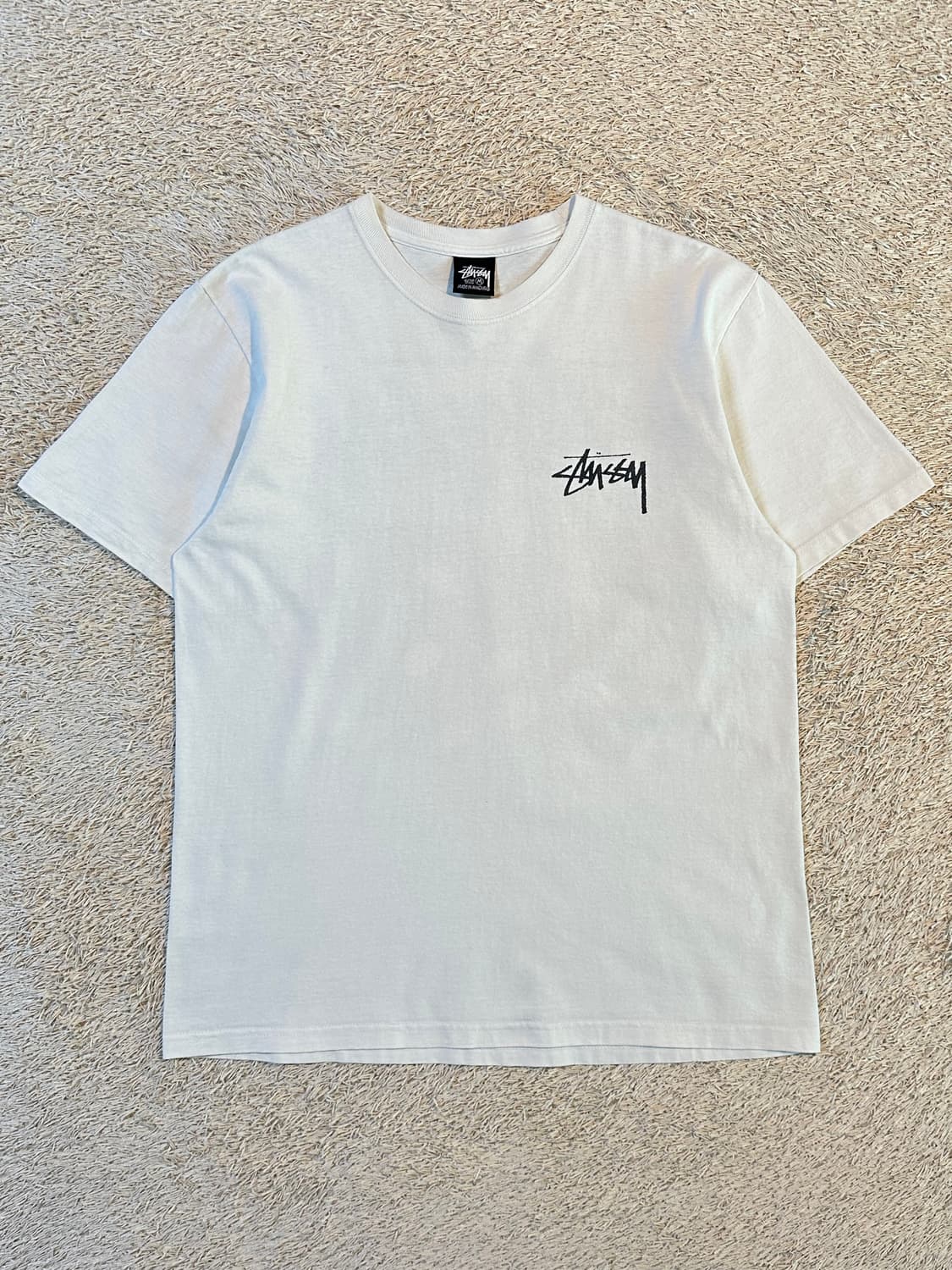 스투시 STUSSY 다이스 아웃 반팔 티셔츠 화이트 상품이미지2