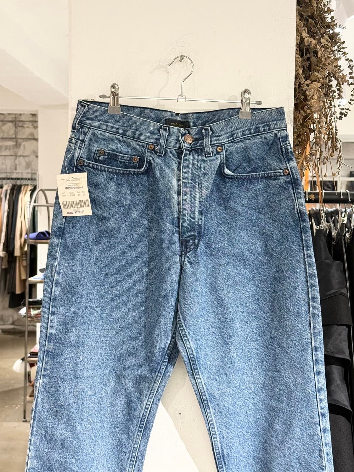 발렌티노 진스 중청 스트레이트 데님 팬츠 상품이미지2