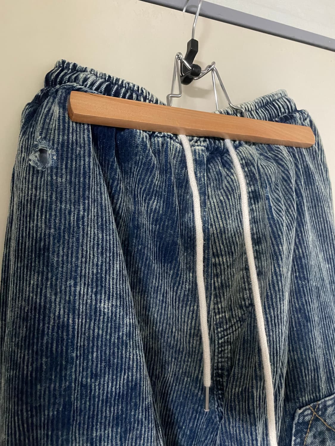 배기진 데님코듀로이 트레이닝 팬츠 상품이미지5