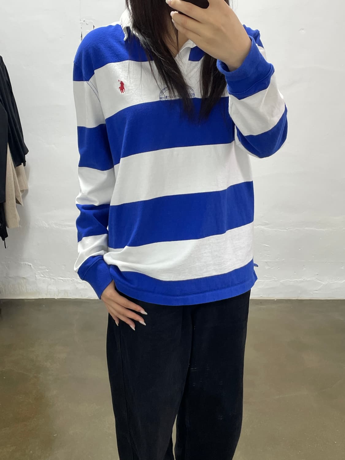 폴로 랄프로렌 스트라이프 카라티 M 상품이미지3