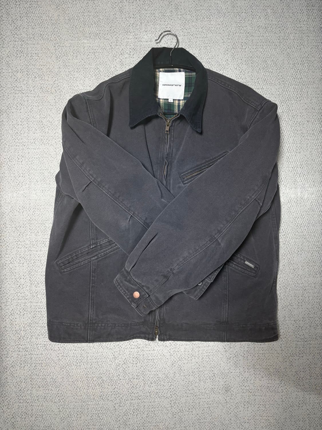 에스피오나지 Washed Canvas Blouson Jacket 상품이미지2
