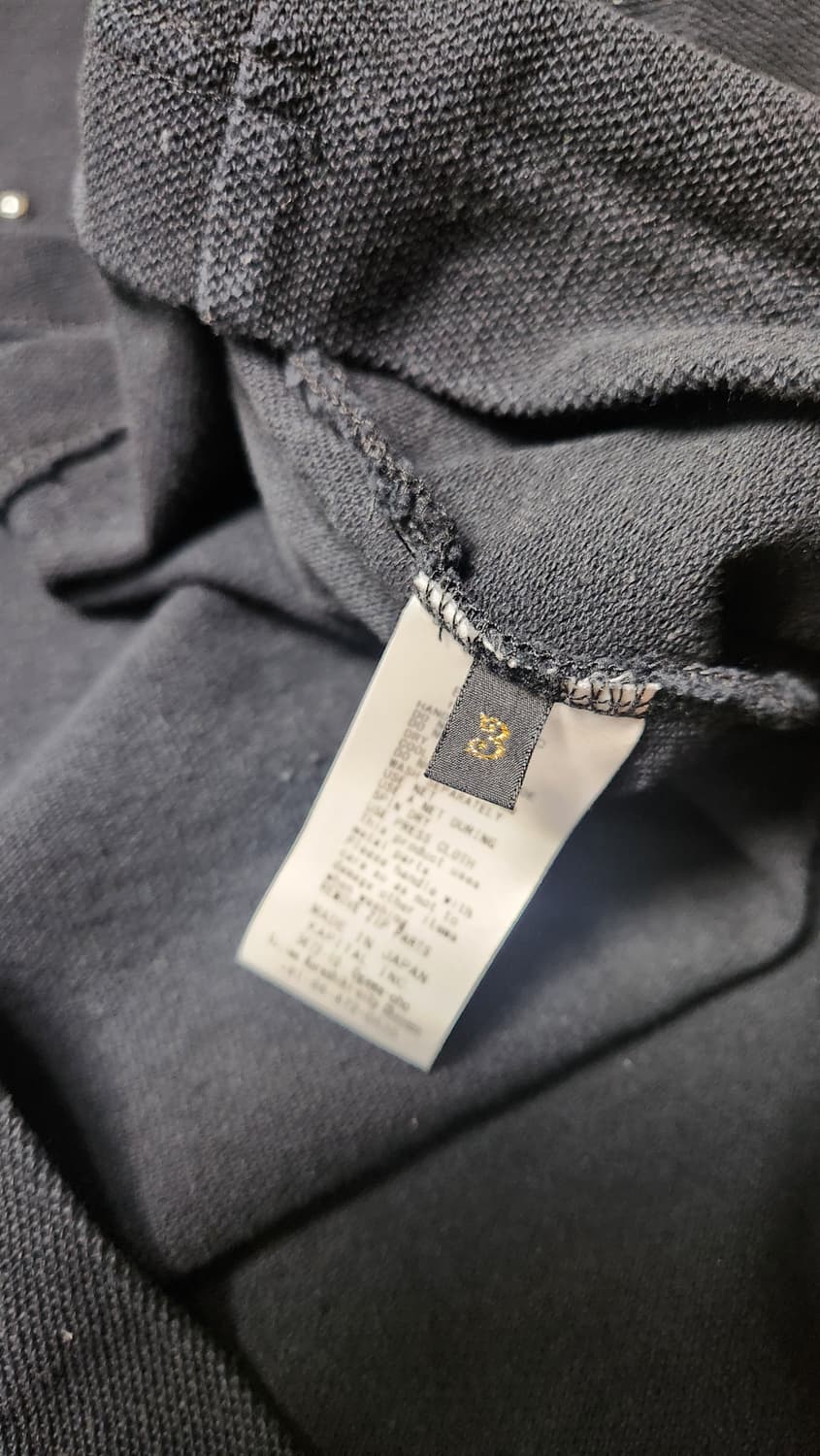 캐피탈 타이틀리 우븐 피케 랭글 칼라 집업 푸에블로 폴로 블랙 상품이미지4