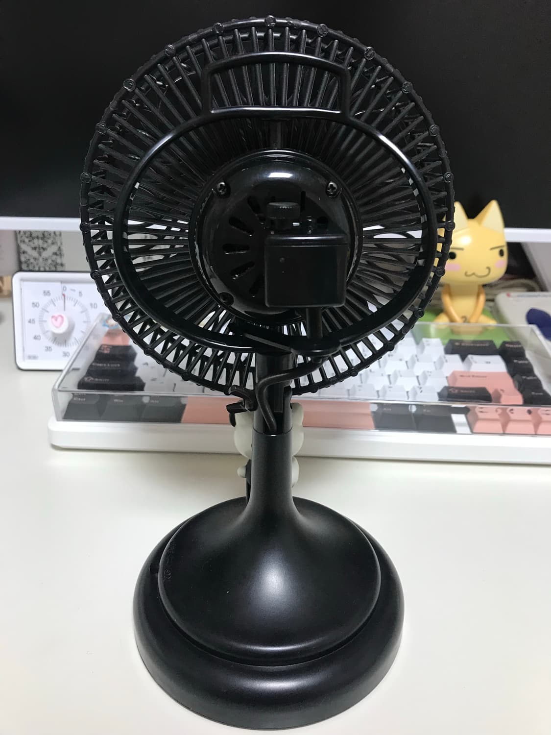 헬로키티 탁상 선풍기 블랙 상품이미지2