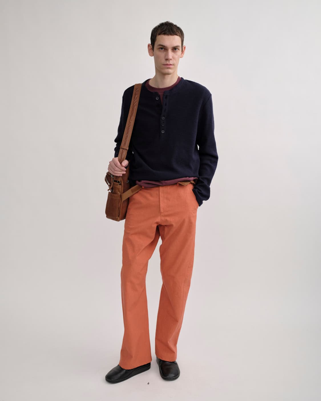 컬러컬러 (Colorcolour)BUTTON HENLEY NECK 상품이미지3