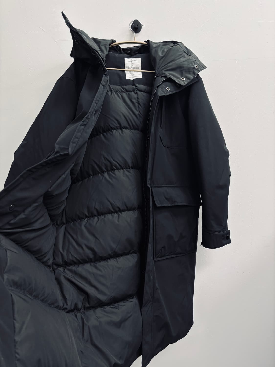 메종미네드 MAISON MINED 구스다운 롱 패딩 코트 상품이미지3