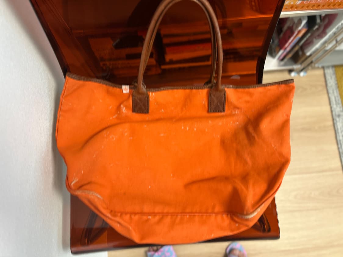 VISVIM 올드비즈빔 오렌지 호머 캔버스 토트백 상품이미지1