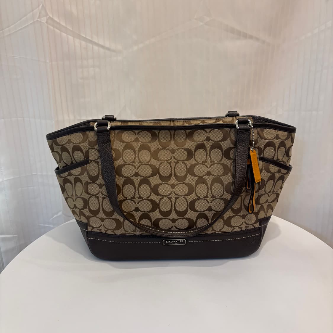 정품 코치 패브릭 숄더백     상품이미지1