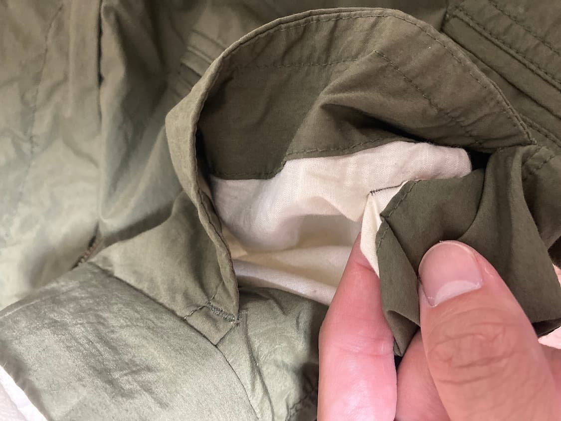 올리브드랩서비스 뱅커 팬츠 s 사이즈입니다 상품이미지3