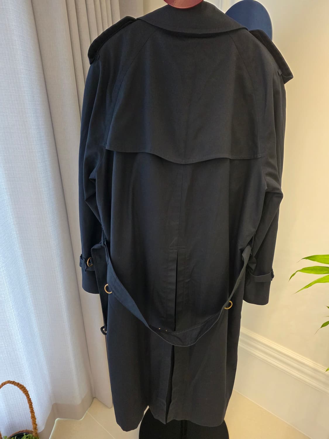 버버리 네이비 빈티지 트렌치코트 BURBERRY Navy Vintage 상품이미지2