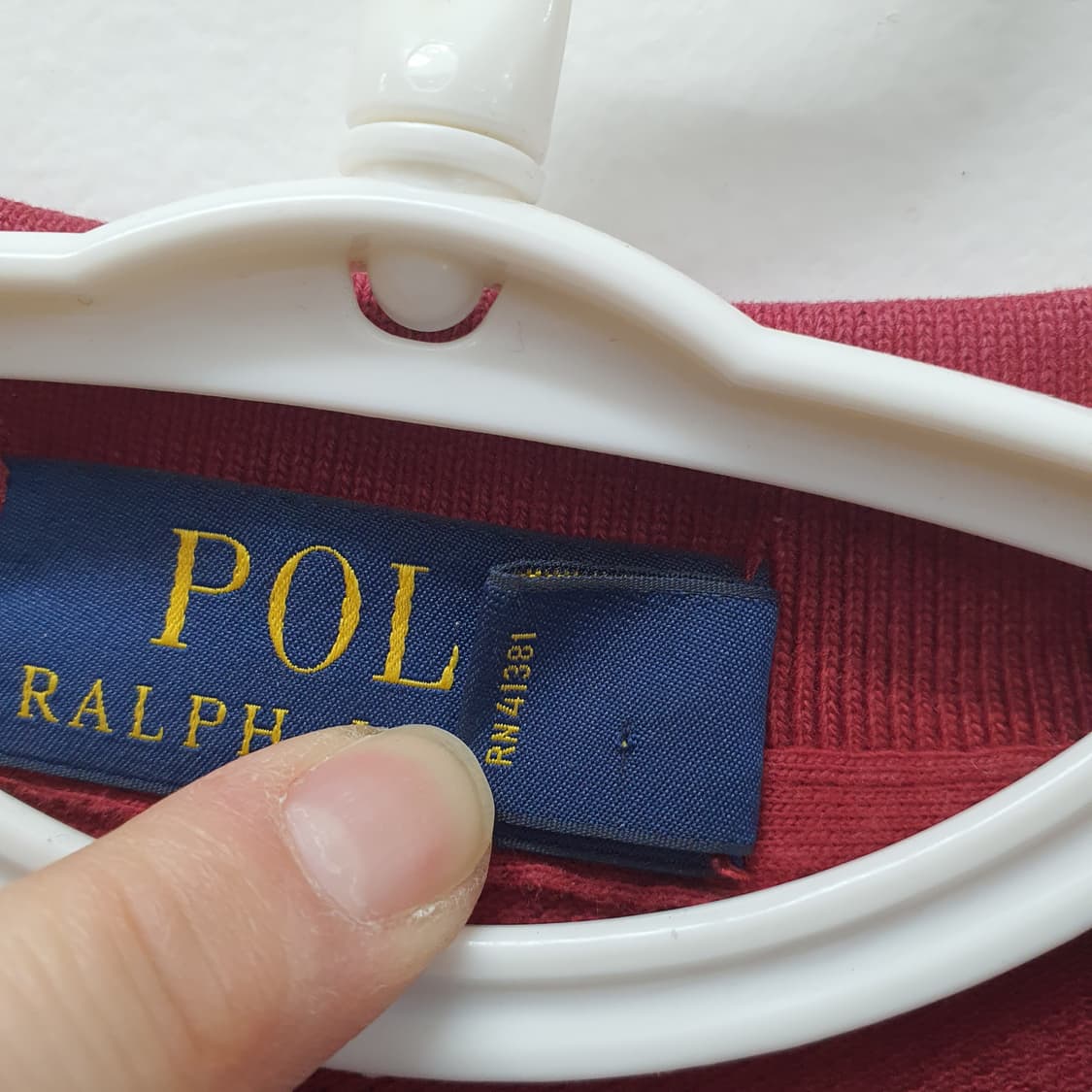 폴로 랄프로렌 정품 긴팔 카라티 상품이미지4