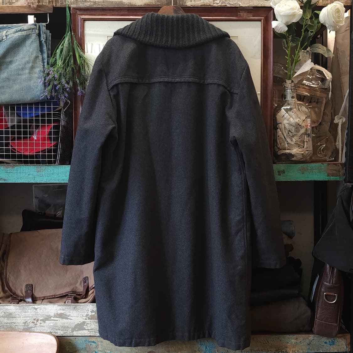 90s 아르마니 코트 밀리터리 코트 오버코트 빈티지 헤비울 코트 52 상품이미지3