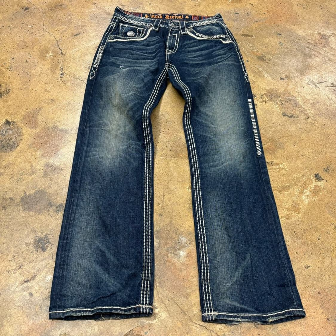 [정품/29] Rock Revival  데님 청바지 워싱 백로고  상품이미지2