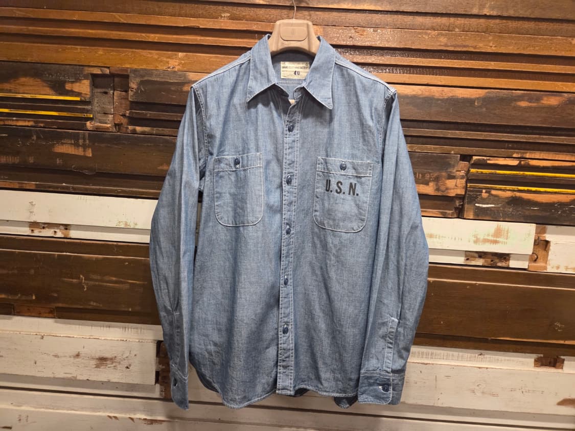 나발 클로딩 샴브레이셔츠 상품이미지1