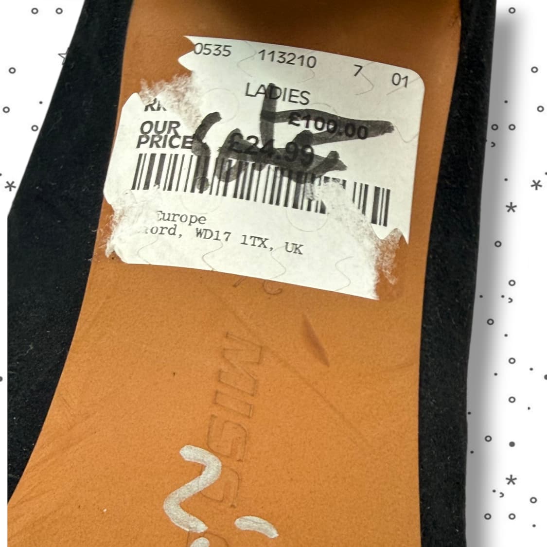 36 Miss Sixty 미스 식스티 스터드 리본 스웨이드 힐 상품이미지8