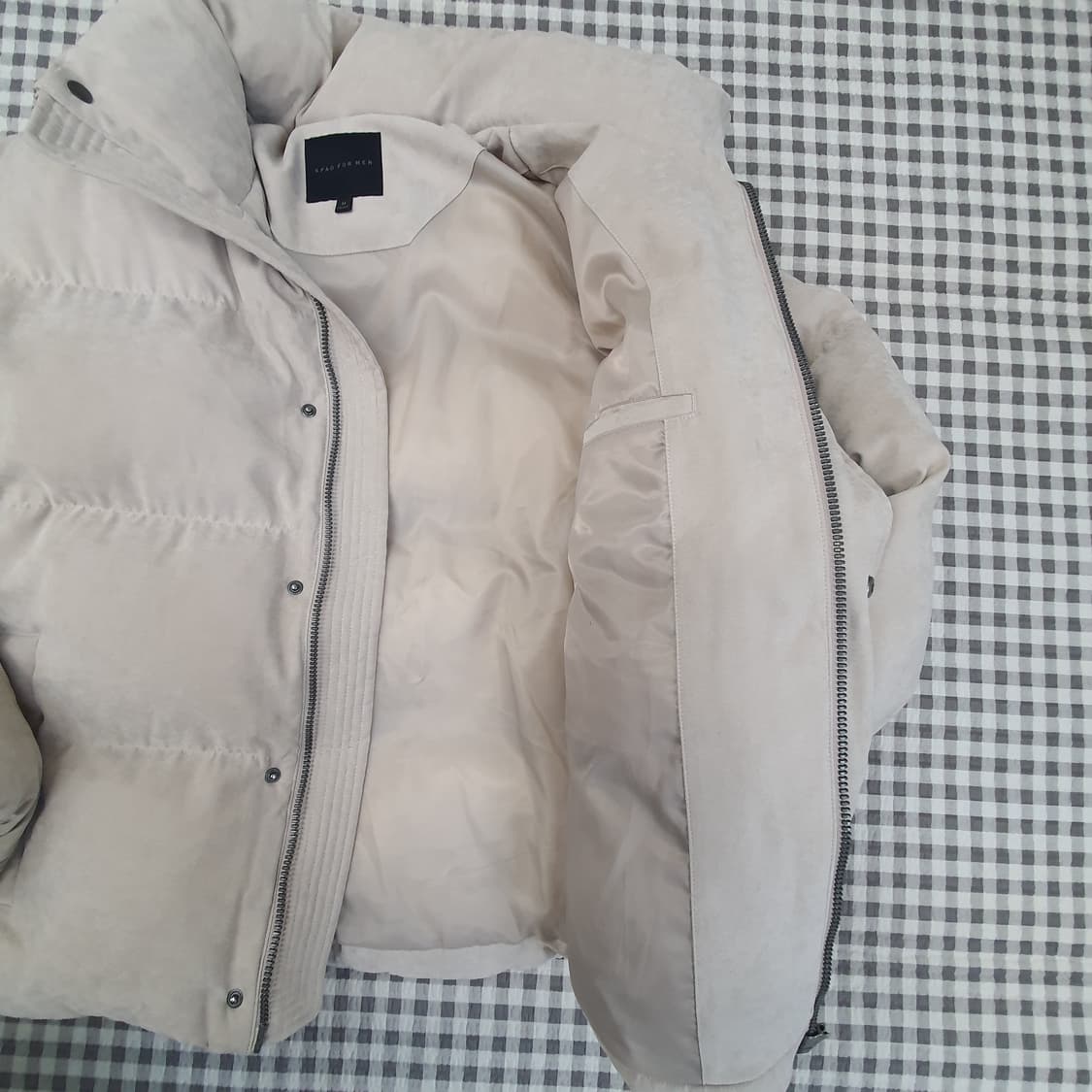 SPAO 스파오 스웨이드 푸퍼 점퍼 남자95~100 상품이미지6