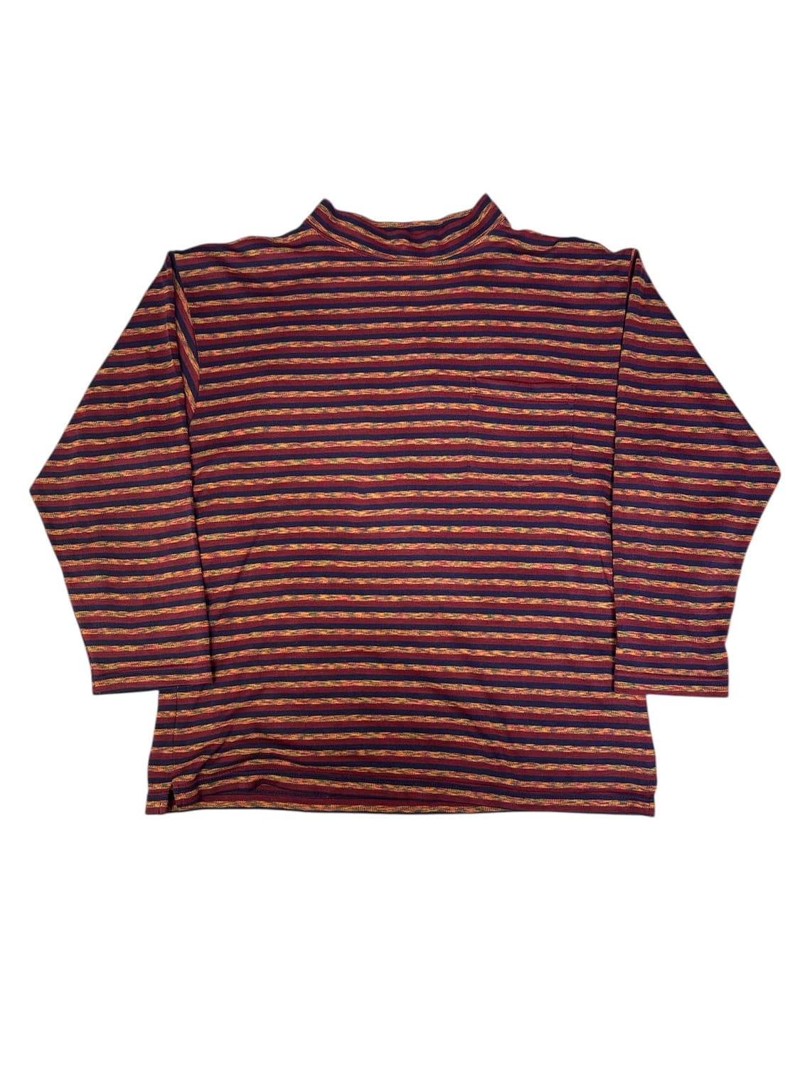 빈티지 90s 엘엘빈 L.L.Bean 멀티스트라이프 롱슬리브 L 상품이미지1