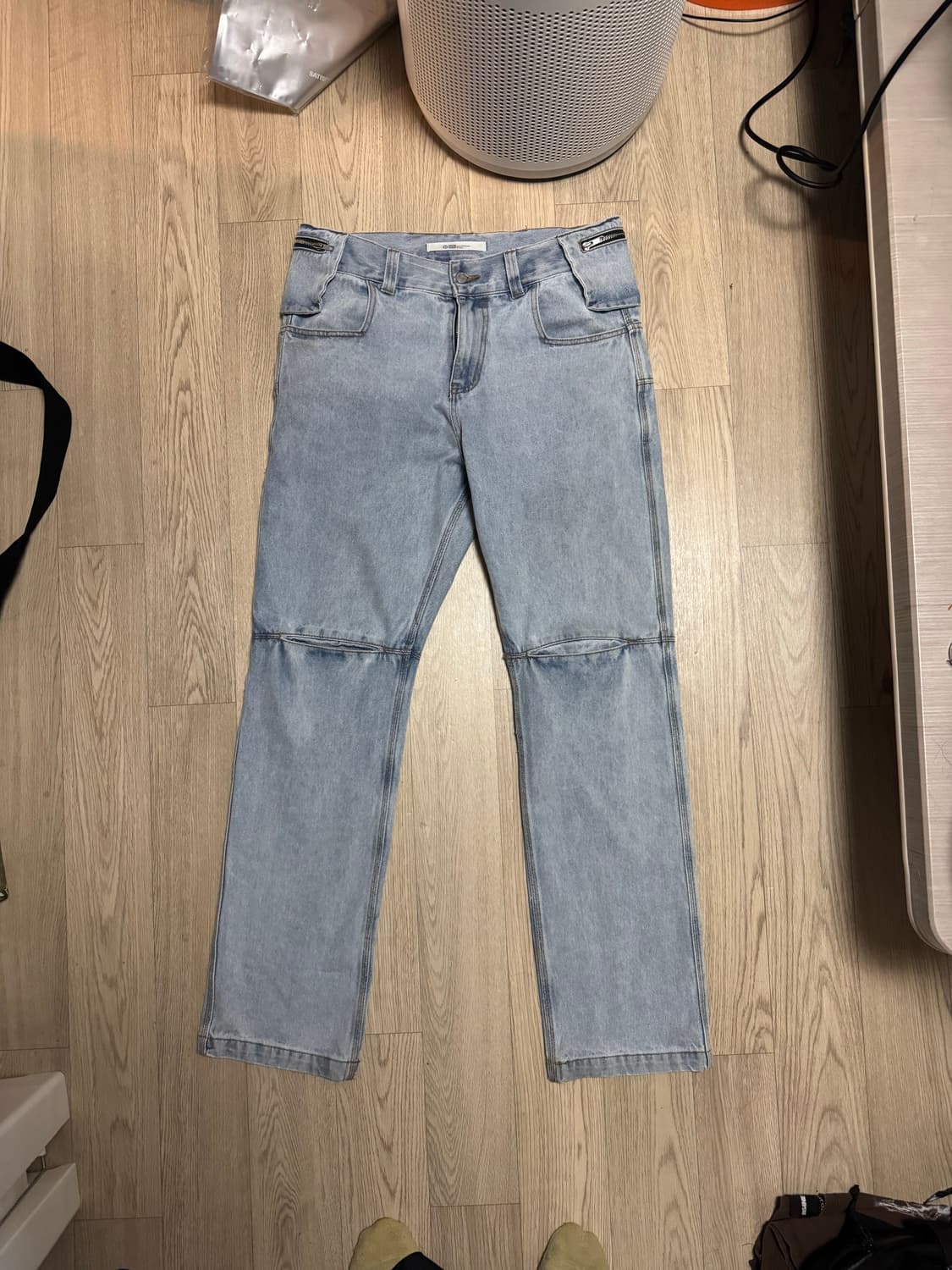 플라스틱프로덕트 MPa bag pants 백팬츠 블루 상품이미지4