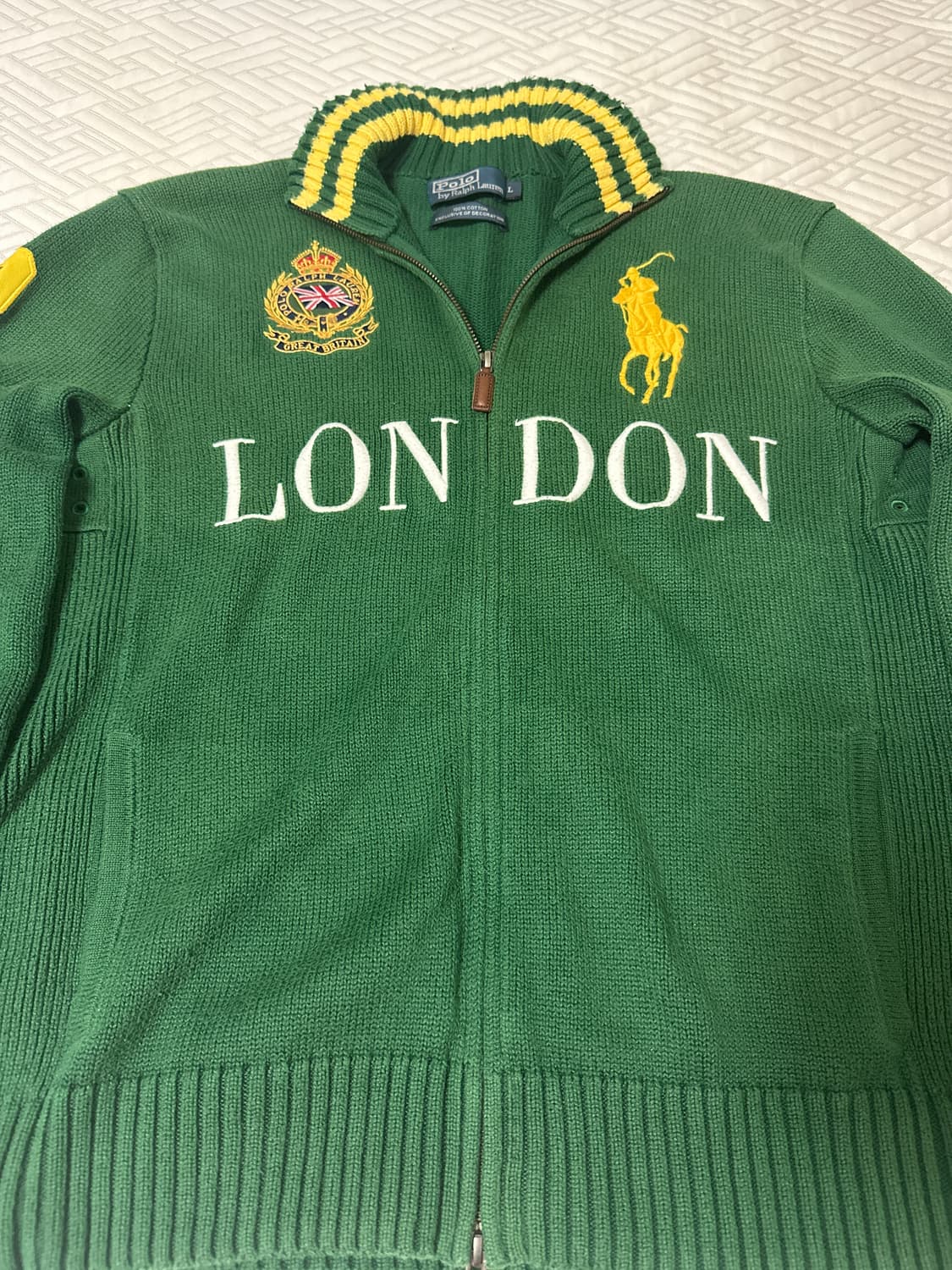 폴로 치프키프 투웨이 니트집업 상품이미지1