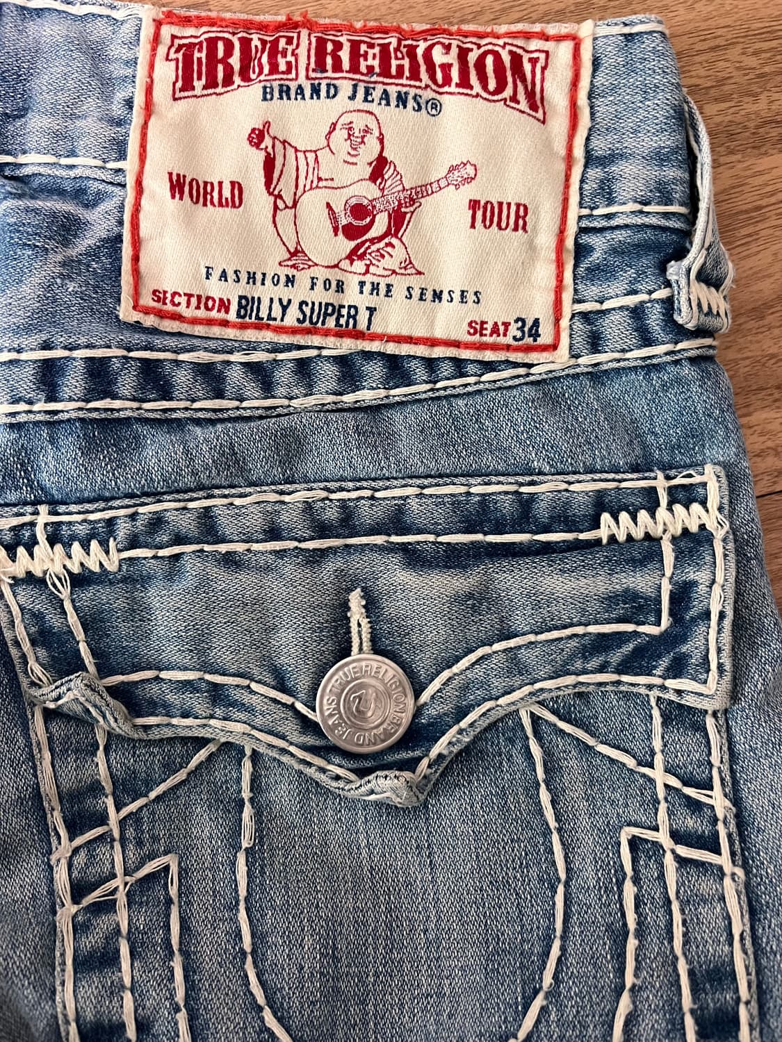 트루릴리젼 빌리 슈퍼 T 데님팬츠 30/34 상품이미지4