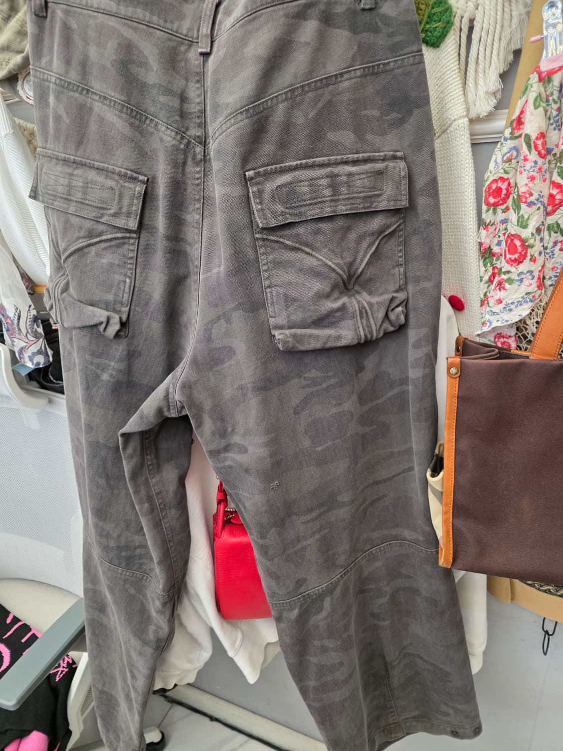 이티씨이 etce 디스트로이드 카고 팬츠 L 상품이미지6