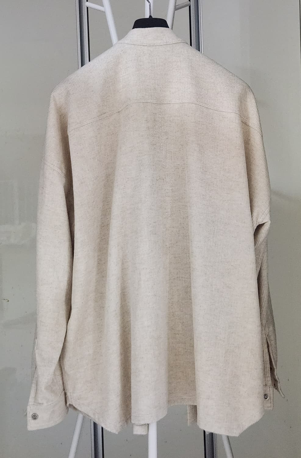 릭오웬스 FW25 점보 파운 코듀로이 셔츠 내츄럴 48사이즈 상품이미지3